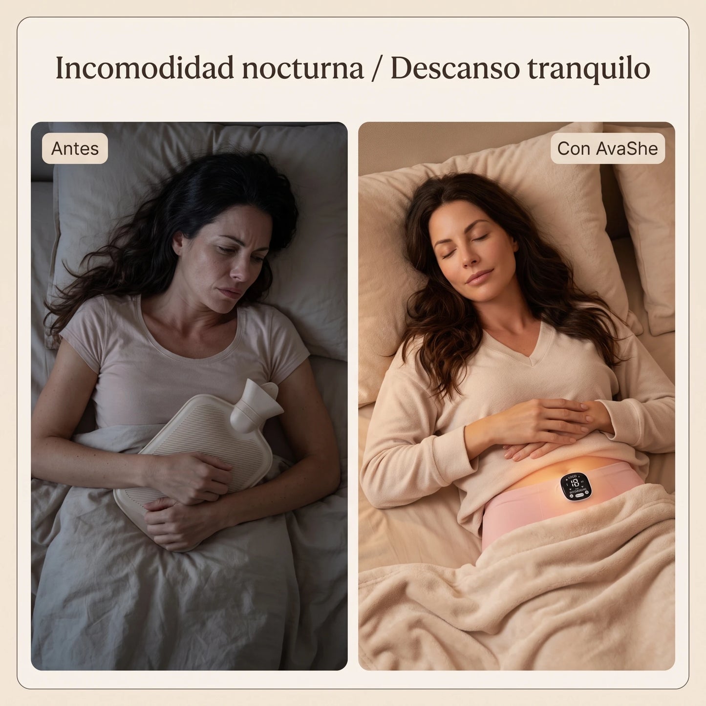 Un apoyo discreto para tus días de menstruación